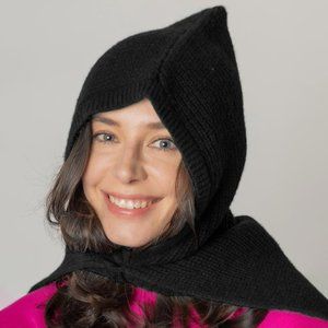 • Solid Color Snood Hat